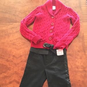 Gymboree 7/8 Crimson red sweater